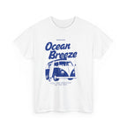 Ocean Breeze Heavy Cotton Tee with Van Print