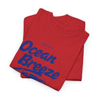 Ocean Breeze Heavy Cotton Tee with Van Print
