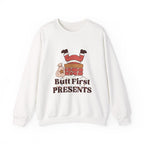 Butt First Presents Christmas Sweatshirt