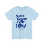 Ocean Breeze Heavy Cotton Tee with Van Print