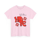 Hope Graffiti Graphic Tee — Red Street Art Typography T-Shirt