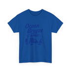 Ocean Breeze Heavy Cotton Tee with Van Print