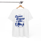 Ocean Breeze Heavy Cotton Tee with Van Print